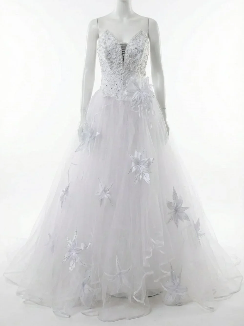 embroided luxury runway dress Cloud Tulle Callas Embroidery Cocktail Dress with Draped